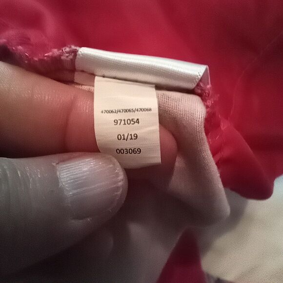 Roz & Ali Crop Ankle Pants Plussize 24 Red Floral Stretch Slimming Zip Front - Picture 6 of 9